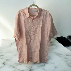 Cubavera Pink Short Sleeve Shirt